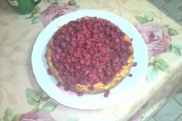 Cheesecake cu zmeura