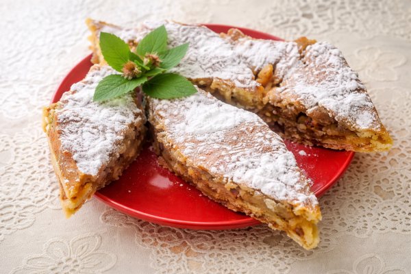 Prajitura cu mere fara aluat