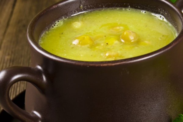 Supa crema de mazare verde cu spanac