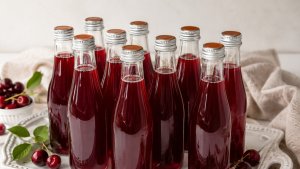 Sirop de visine simplu