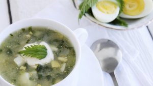 Supa de salata verde cu iaurt