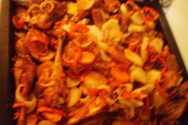 Friptura cu legume gratinate
