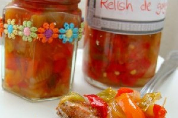 Relish de ardei si gogosari