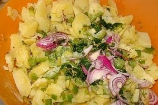 Salata de cartofi Tex-Mex