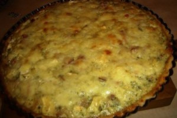 Quiche Lorraine cu brie