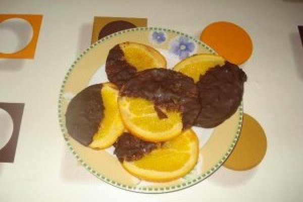 Desert cu portocale si ciocolata
