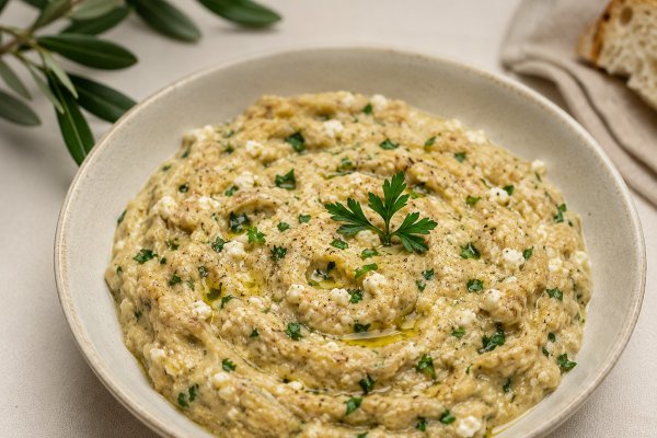Melitzanosalata – salata greceasca de vinete cu feta