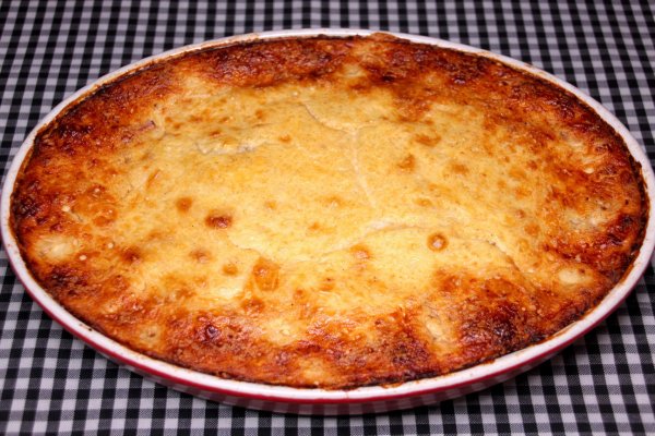 Cartofi gratinati cu afumatura