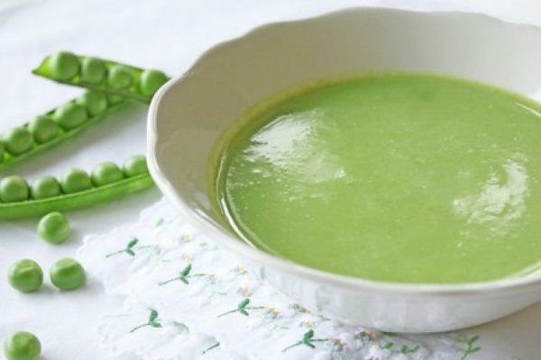 Supa de mazare verde si sparanghel