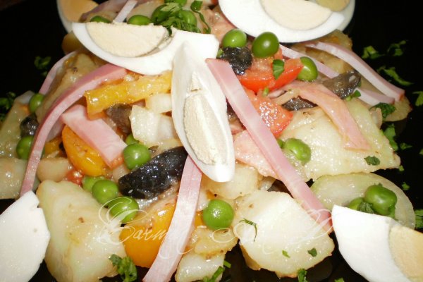 Salata orientala cu muschi file si legume