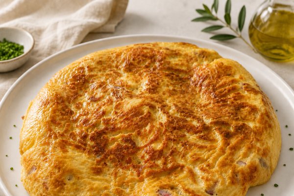 Tortilla cu cartofi ca in Spania