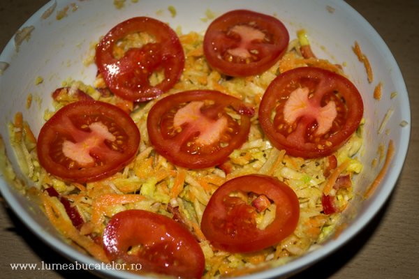 Salata de legume cu maioneza de avocado