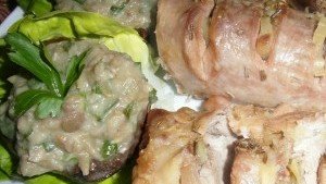 Muschiulet de porc cu ciuperci