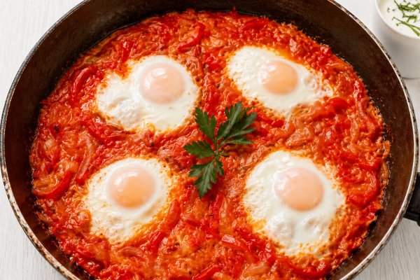 Oua cu legume in stil turcesc (Menemen)