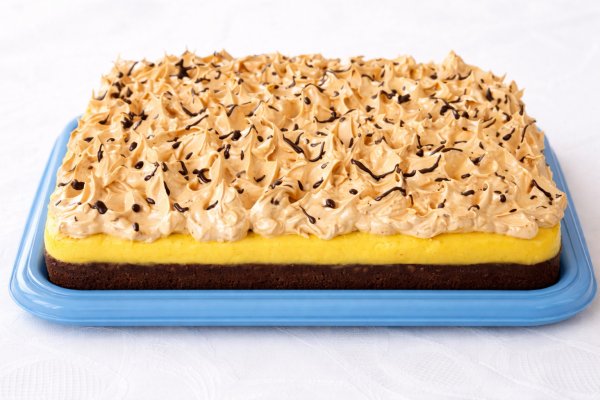 Prajitura cu spuma caramel