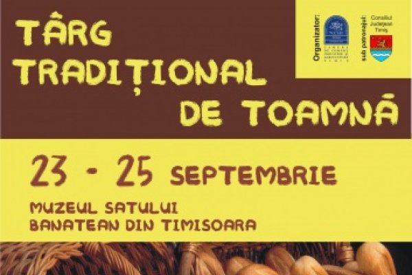 Targ traditional de toamna in week-end la Timisoara