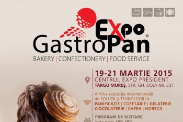 GastroPan 2015: concursurile, demonstraţiile şi tehnologiile culinare vin în martie la Târgu Mureş