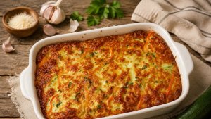 Dovlecei gratinati
