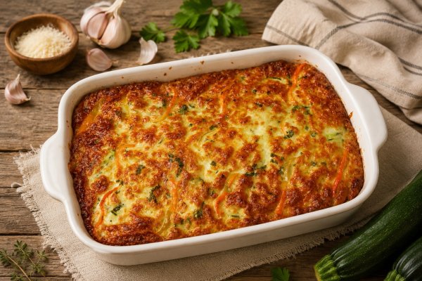 Dovlecei gratinati