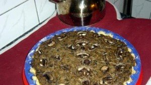 Tarta de post cu ciuperci