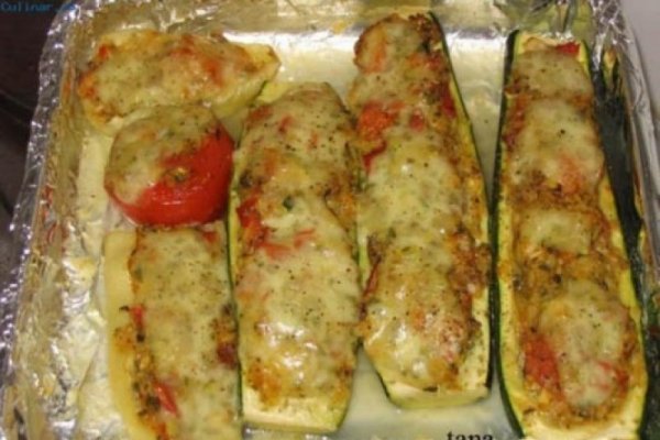 Zucchini umpluti fara carne