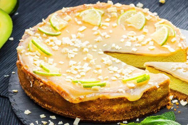 Cheesecake cu avocado si caramel cu lime