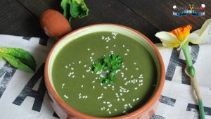 Supa Crema de Spanac - de post, pregatita cu blenderul Oster
