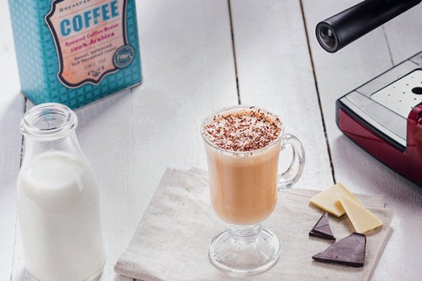 Caffe latte cu ciocolata