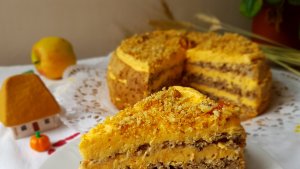 Tort cu crema de branza si dovleac placintar