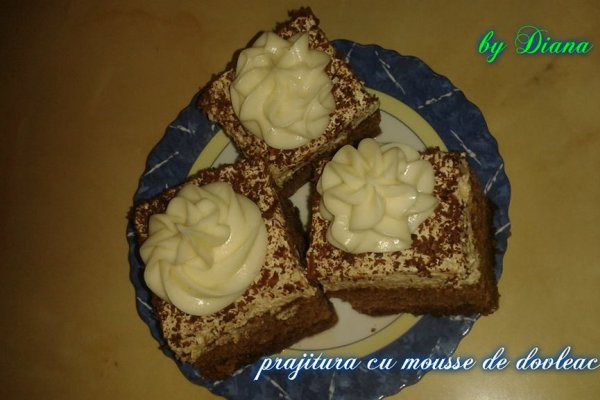 Prajitura cu mousse de dovleac