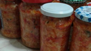 Tocana de legume cu orez pentru iarna