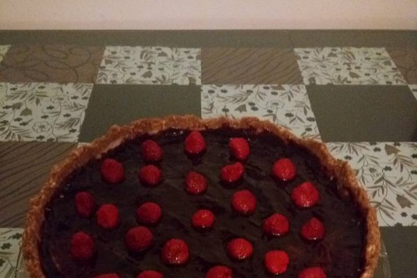 Cheesecake fără coacere cu zmeura