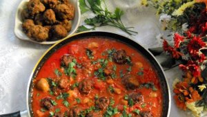 Chiftele marinate cu ciuperci de padure