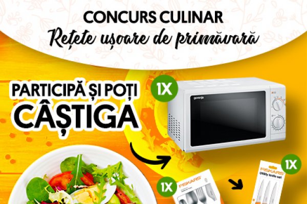 CONCURS CULINAR: Retete usoare de primavara