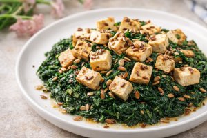 Urzici picante cu tofu crocant