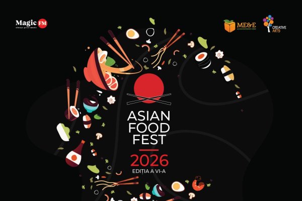 Minivacanță culinară în Asia:  de la colțunași chinezești la copane de înghețată  Asia Food Fest are loc între 22 și 24 mai, în Parcul Titan